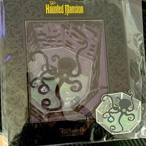 Haunted mansion 50th anniversary pin and artwork from d23
